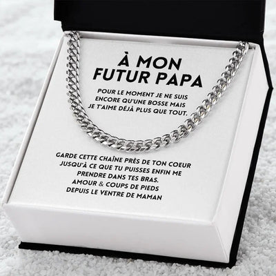 À mon futur papa - Collier Chaîne