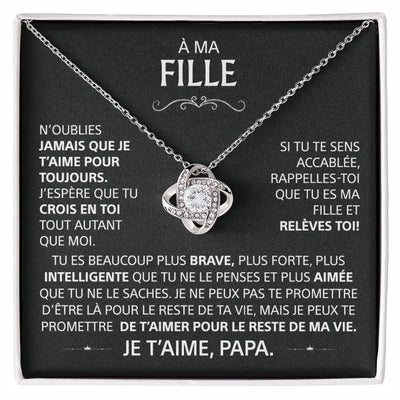 À ma fille - Collier Noeux