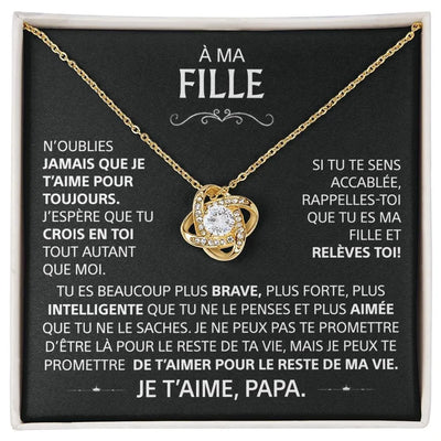 À ma fille - Collier Noeux