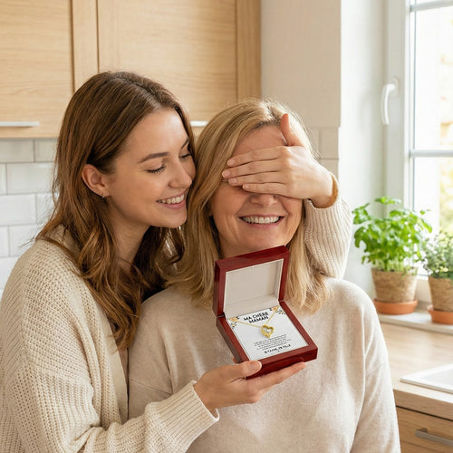 À La Meilleur Des Mamans - Je T'aime, Ta Fille - Collier Cœur