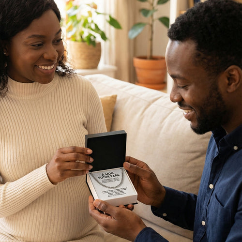 À Mon Futur Papa - Collier Chaîne