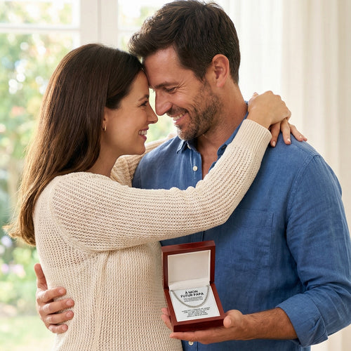 À Mon Futur Papa - Collier Chaîne