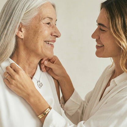 À la meilleure des mamans - Je t'aime, Ta Fille  Collier Cœur