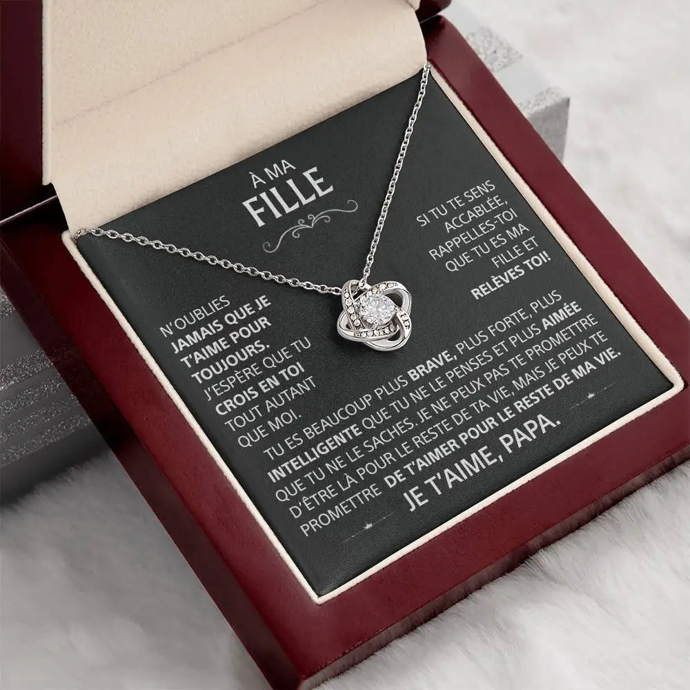 À ma fille - Collier Noeux