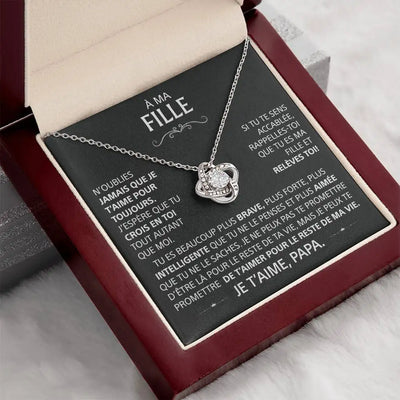 À ma fille - Collier Noeux