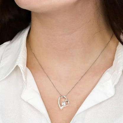 À La Meilleure Des Mamans - Je T'aime, Ta Fille - Collier Cœur