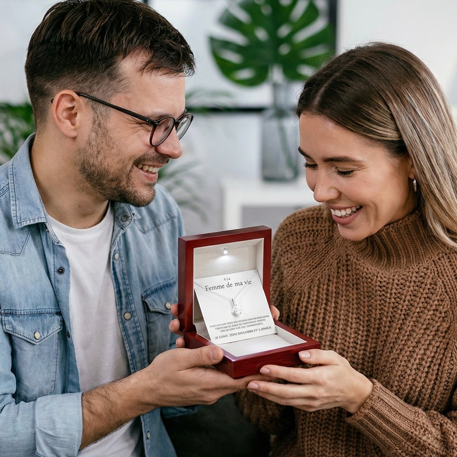 À la femme de ma vie - Pour Toujours et à Jamais  - Pendentif