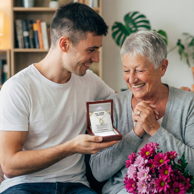 Ma Chère Maman - Je T'aime, Ton Fils- Collier Cœur